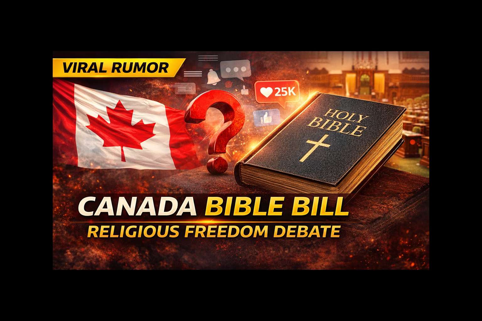 Canada’s House of Commons passes ‘anti-Christian’ bill that would criminalize quoting Bible