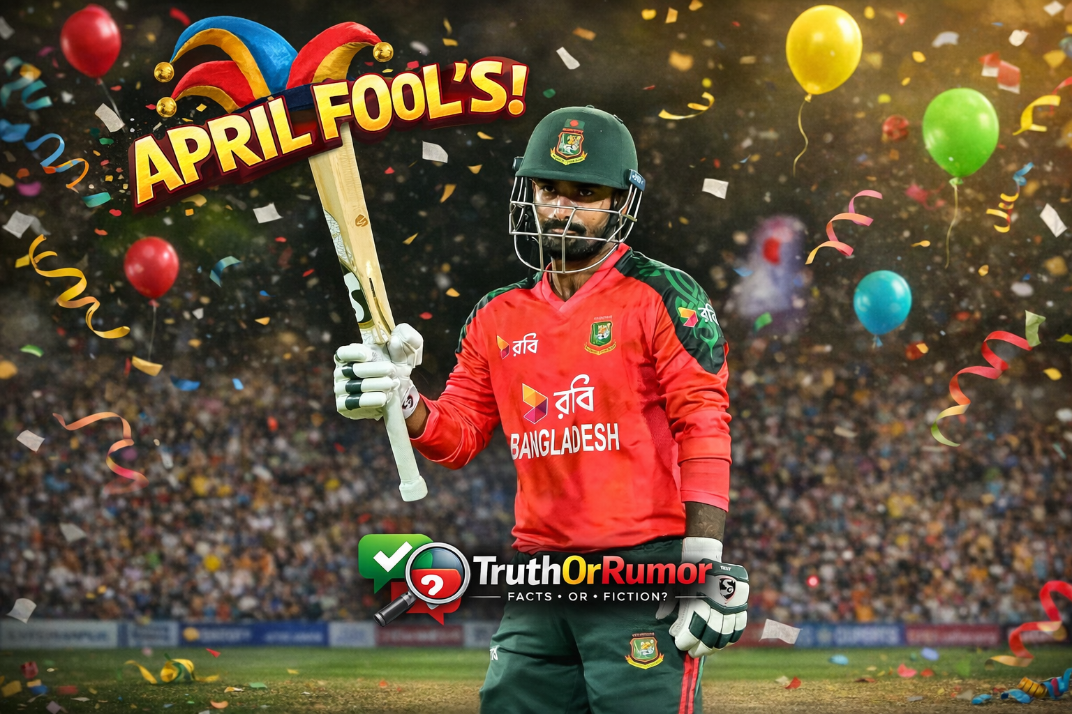 এপ্রিল ফুলের পোস্ট থেকে বিসিবি ও খেলোয়াড়দের নিয়ে ছড়াল বিভ্রান্তি