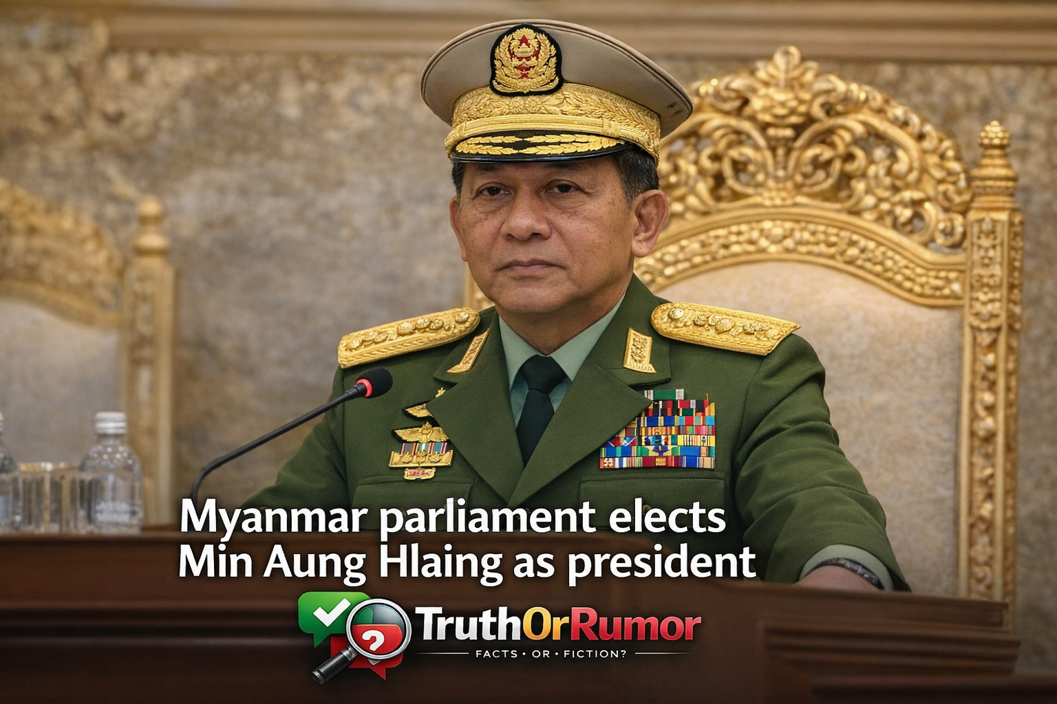 Myanmar parliament elects Min Aung Hlaing as president